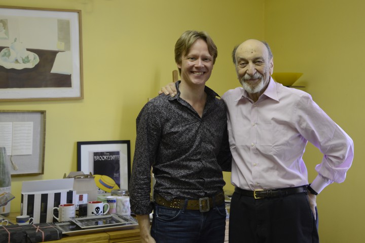 Milton Glaser and Matt Rudd, June 2013