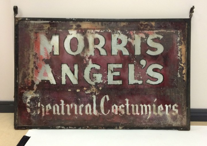 Recently discovered very early shop sign 