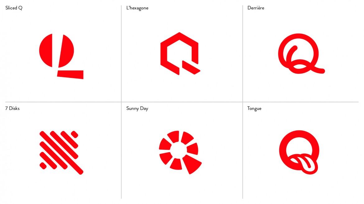 Our ideas for a Q logo